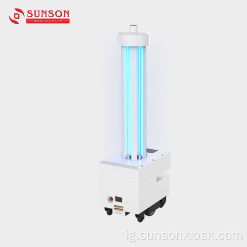 Igwe Ọgwụ UV Light Anti-virus Anti-virus Antimicrobial Robot